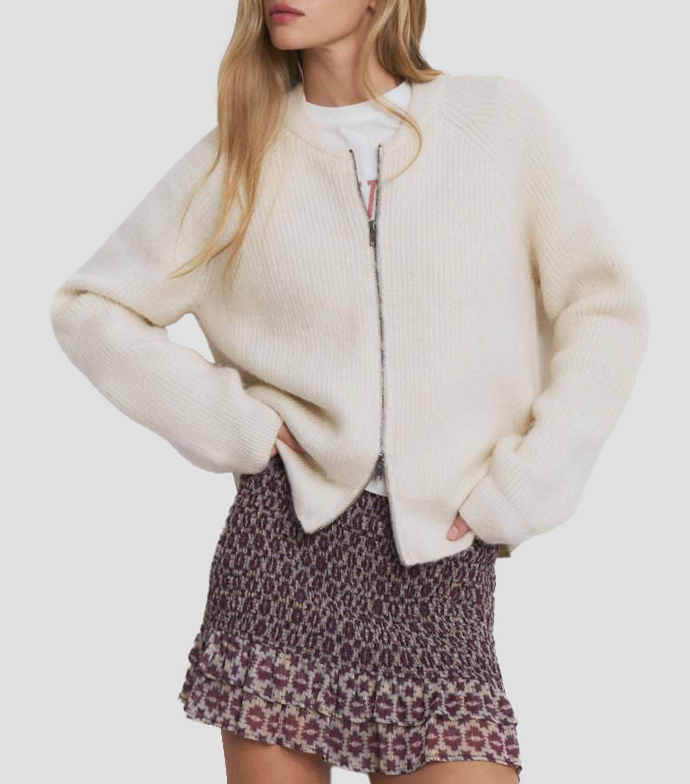 Suéter cuello redondo Mujer